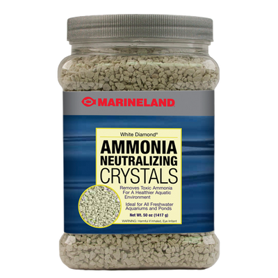 Marineland White Diamond Ammonia Neutralizing Crystals 50 oz - Aquarium