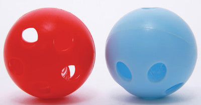 Marshall Ferret Plastic Bell Toys Assorted 2 Pack - Small - Pet