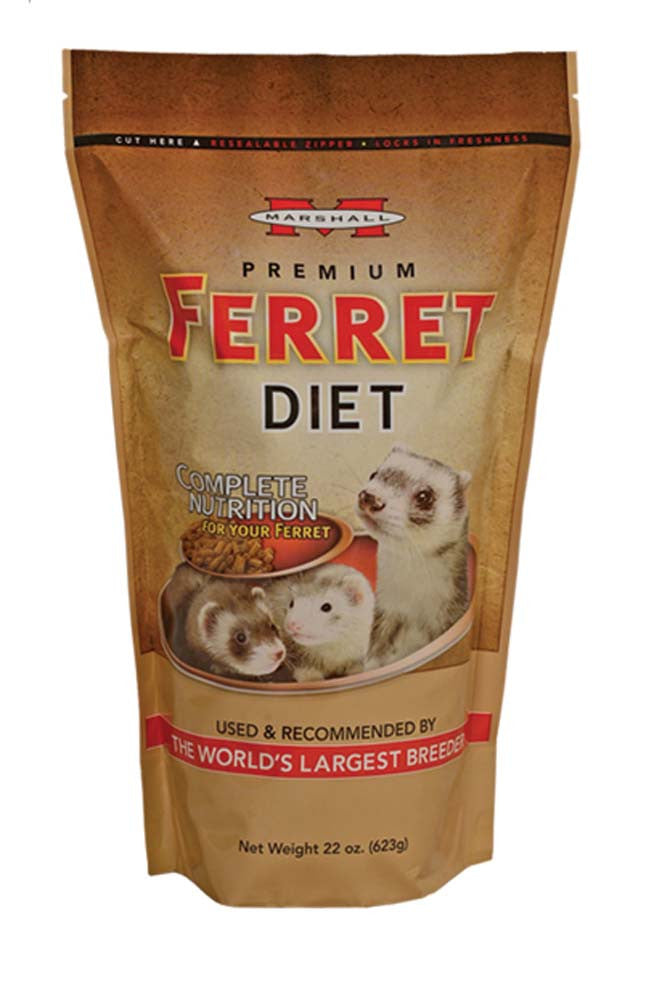 Marshall Premium Ferret Diet Dry Food 22 oz