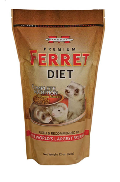 Marshall Premium Ferret Diet Dry Food 22 oz