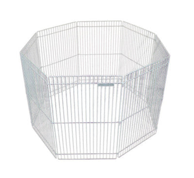 Marshall Small Animal Play Pen White - Small - Pet