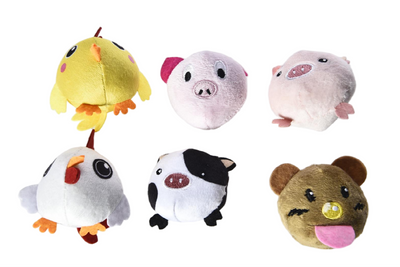 Max & Marlow Cat Farm Animals Assorted Color 6 pk 810162077143