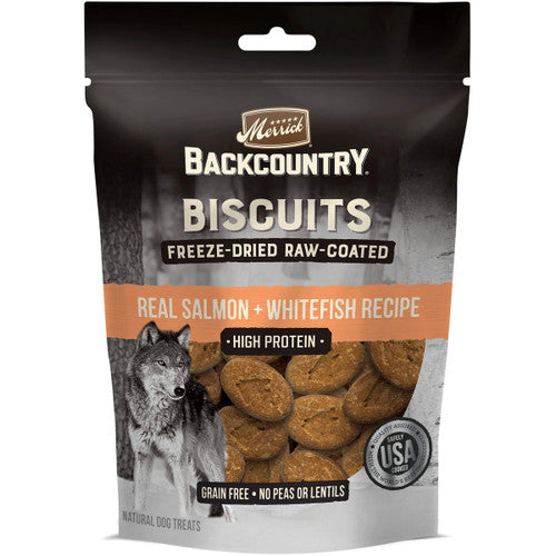 Merrick Backcountry Freeze Dried Salmon Whitefish Treat 10 oz - Dog