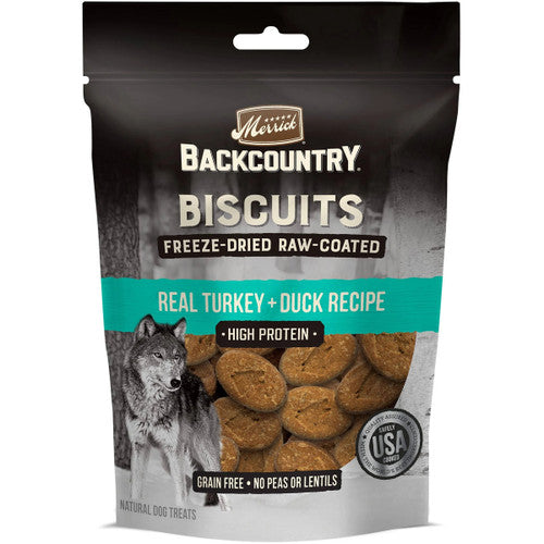 Merrick Backcountry Freeze Dried Turkey Duck Treat 10 oz - Dog
