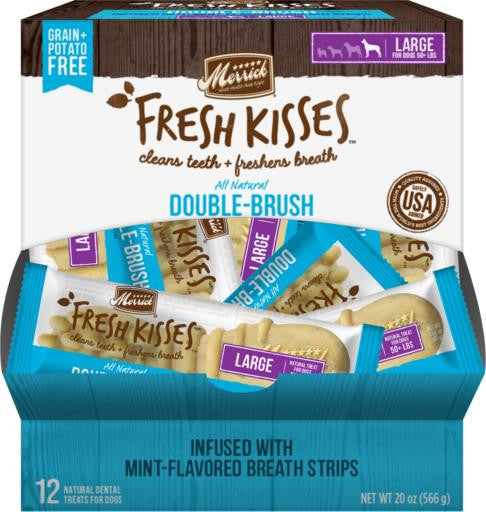 Merrick Fresh Kisses Large Mint 12 Count {L - 1}295721 - Dog