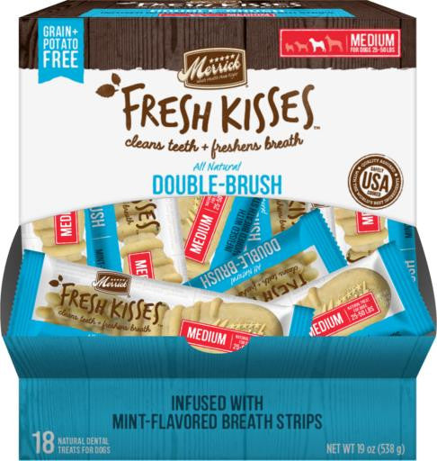 Merrick Fresh Kisses Medium Mint 18 Count {L - 1}295720 - Dog