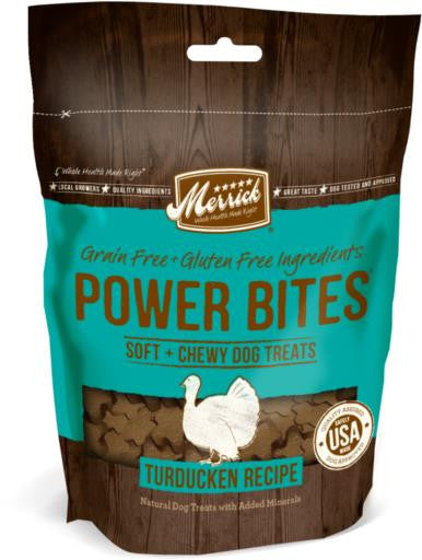 Merrick Power Bites Turducken Recipe 6oz {L - 1} 295153 - Dog