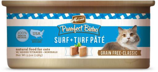 Merrick Purrfect Bistro Surf and Turf 5.5 oz Cat {L+1} 295047 022808018049