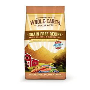 Merrick Whole Earth Farms Grain Free Recipe Salmon And Whitefish Dry Dog Food-4-lb-{L-1x} 022808855484