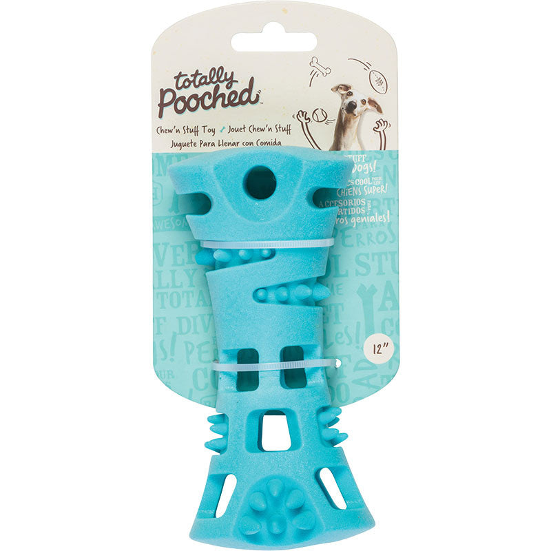 Messy Mutts Totally Dog Chew N Stuff Teal 628043606821