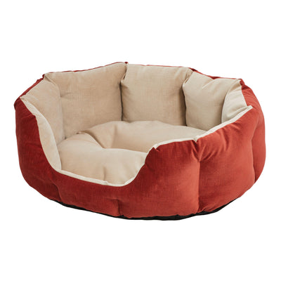 MidWest Homes for Pets QuietTime Deluxe Tulip Dog Bed Russet X-Small 027773025740