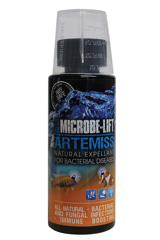 Microbe-Lift Artemiss Expellant Salt & Freshwater Bacterial Medication 4 fl. oz