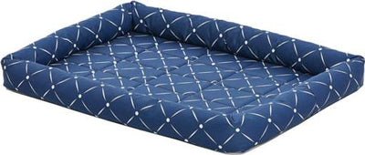 Midwest Quiet Time Ashton Bolster Bed Blue 30" {L+1}277432 027773023784