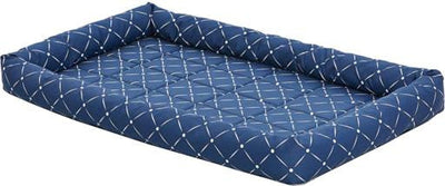 Midwest Quiet Time Ashton Bolster Bed Blue 42" {L-1}277435 027773023807
