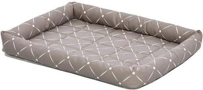 Midwest Quiet Time Ashton Bolster Bed Mushroom 24’ {L + 1} 277424 - Dog