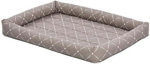 Midwest Quiet Time Ashton Bolster Bed Mushroom 30’ {L + 1}277425 - Dog