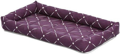 Midwest Quiet Time Ashton Bolster Bed Plum 22’ {L + 1} 277437 - Dog