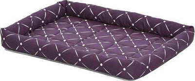 Midwest Quiet Time Ashton Bolster Bed Plum 24’ {L + 1} 277438 - Dog