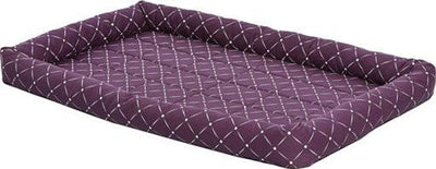 Midwest Quiet Time Ashton Bolster Bed Plum 48’ {L + 1} 277443 - Dog