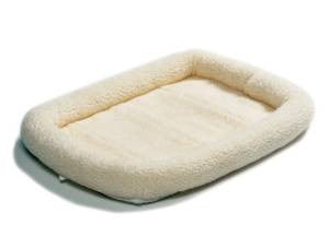 Midwest QuietTime Pet Bed - Synthetic Sheepskin Model lb40222 {L + 1} 277141 Dog