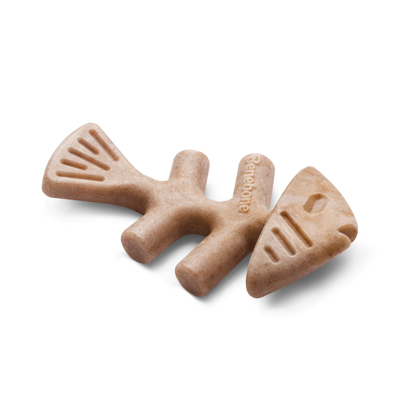 Benebone Puppy Pack Fishbone Dog Chew Toy Salmon X-Small|2 pk 810054210337