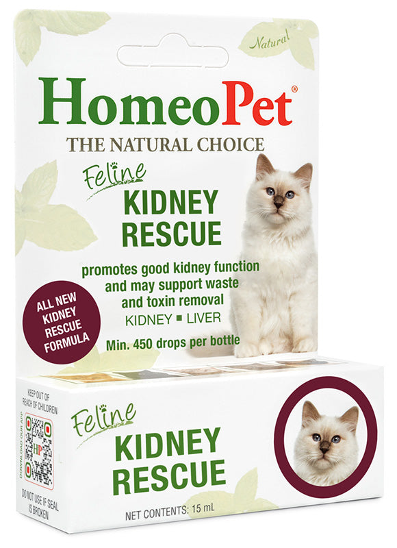 HomeoPet Feline Kidney Rescue 15 Ml 704959147532