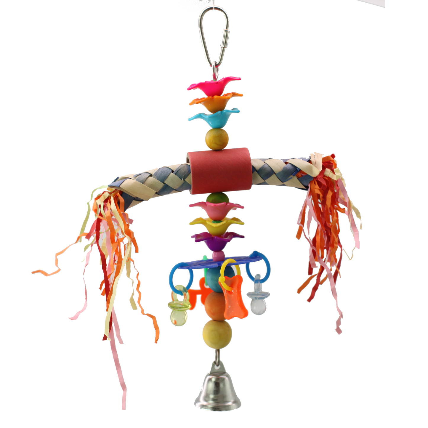 A & E Cages Happy Beaks Totem Pole Bird Toy 644472014976