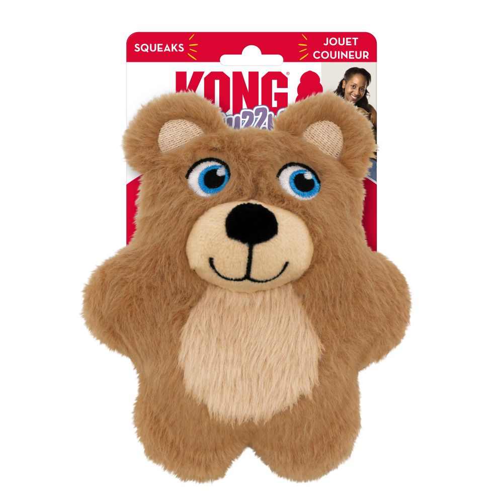 KONG Snuzzles Kiddos Dog Toy Teddy Small 035585498461