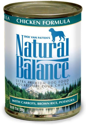 Natural Balance Chicken & Rice Can Dog Formula 12/13 oz. {L - 1} 236454