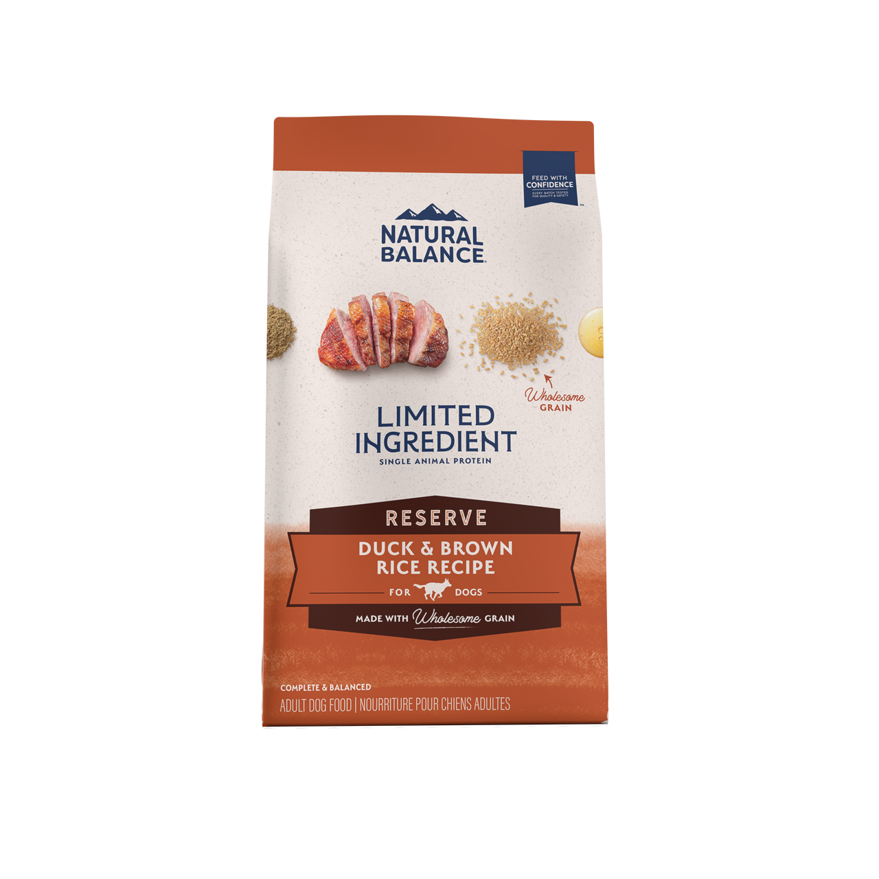 Natural Balance Pet Foods L.I.D. Adult Dry Dog Food Duck & Brown Rice 12lb