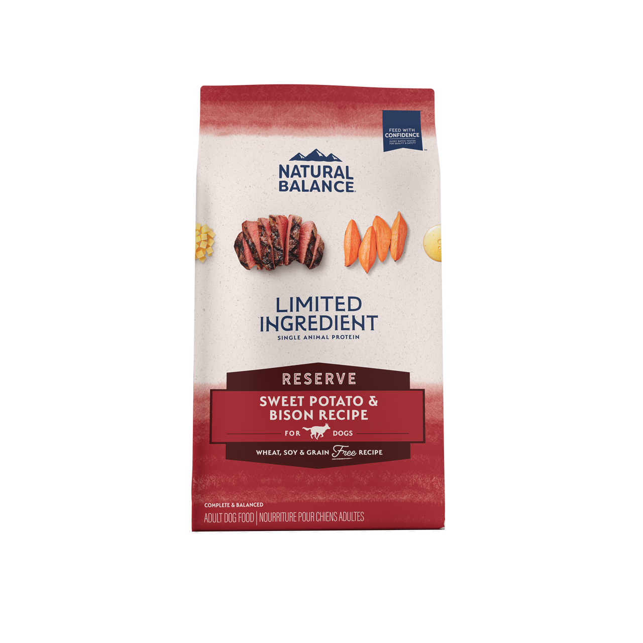 Natural Balance Pet Foods L.I.D. Adult Dry Dog Food Sweet Potato & Bison 22lb