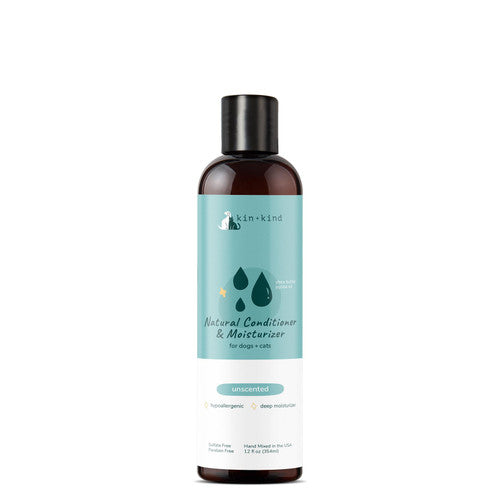 Natural Moisturizing Conditioner for Dogs & Cats Unscented 12 oz - Dog