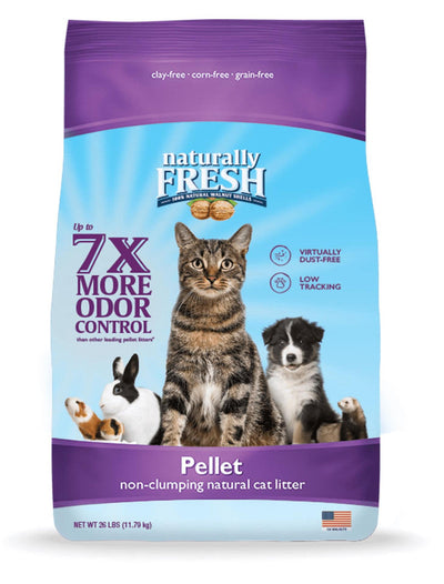 Naturally Fresh Pellet Litter for Cats & Small Animals 26 lb 750244230052