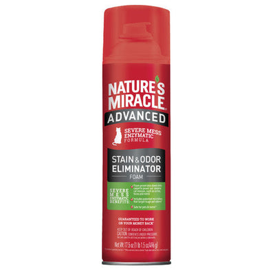 Nature’s Miracle Advanced Cat Stain and Odor ?Foam Aerosol 17.5oz - Dog