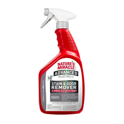 Nature’s Miracle Advanced Platinum Disinfectant Stain & Odor Remover 32 fl. oz - Dog