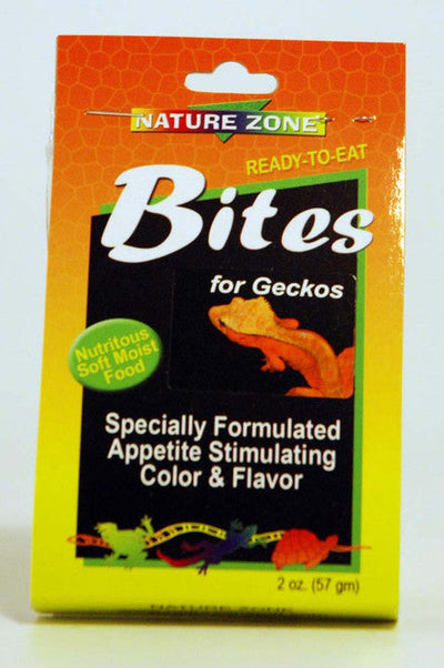 Nature Zone Gecko Bites Gel Food 2 oz - Reptile