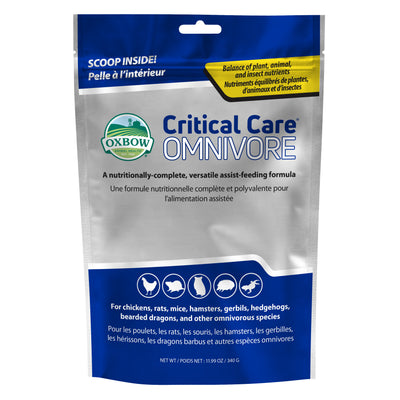 Oxbow Animal Health Critical Care Omnivore Feeding Formula 12 oz 744845965567