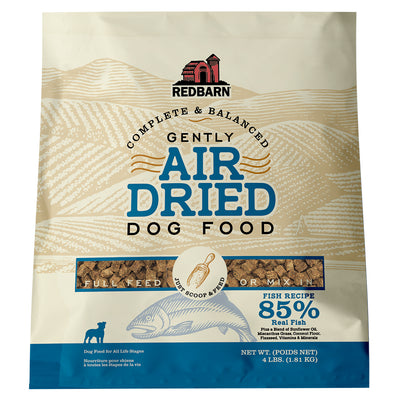 Redbarn Pet Products Complete & Balanced Air Dried Dog Food Fish 4 lb 785184120217