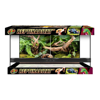 Zoo Med Reptihabitat Double Door Terrarium 10 gal, 20Inx10Inx12 in 097612090567