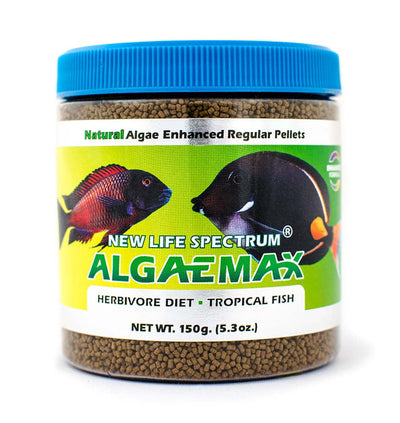 New Life Spectrum Algaemax Sinking Pellets Fish Food 5.3oz Regular