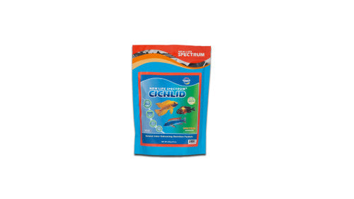 New Life Spectrum Color Enhancing Fish Food for Cichlids 1mm Regular 600G - Aquarium