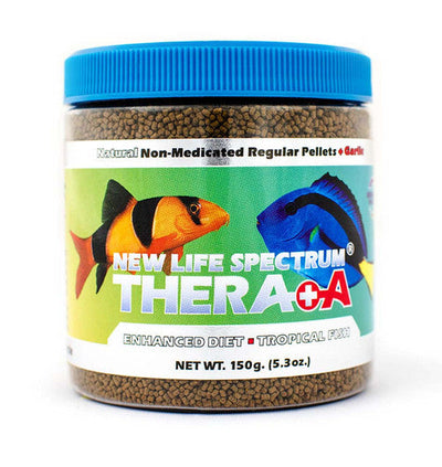 New Life Spectrum Thera + A Pellets Fish Food 5.3oz Regular - Aquarium