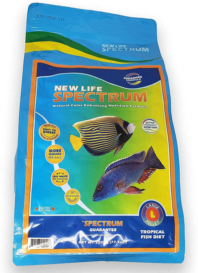 New Life Spectrum Tropical Fish Large Pellet 2200 g - Aquarium