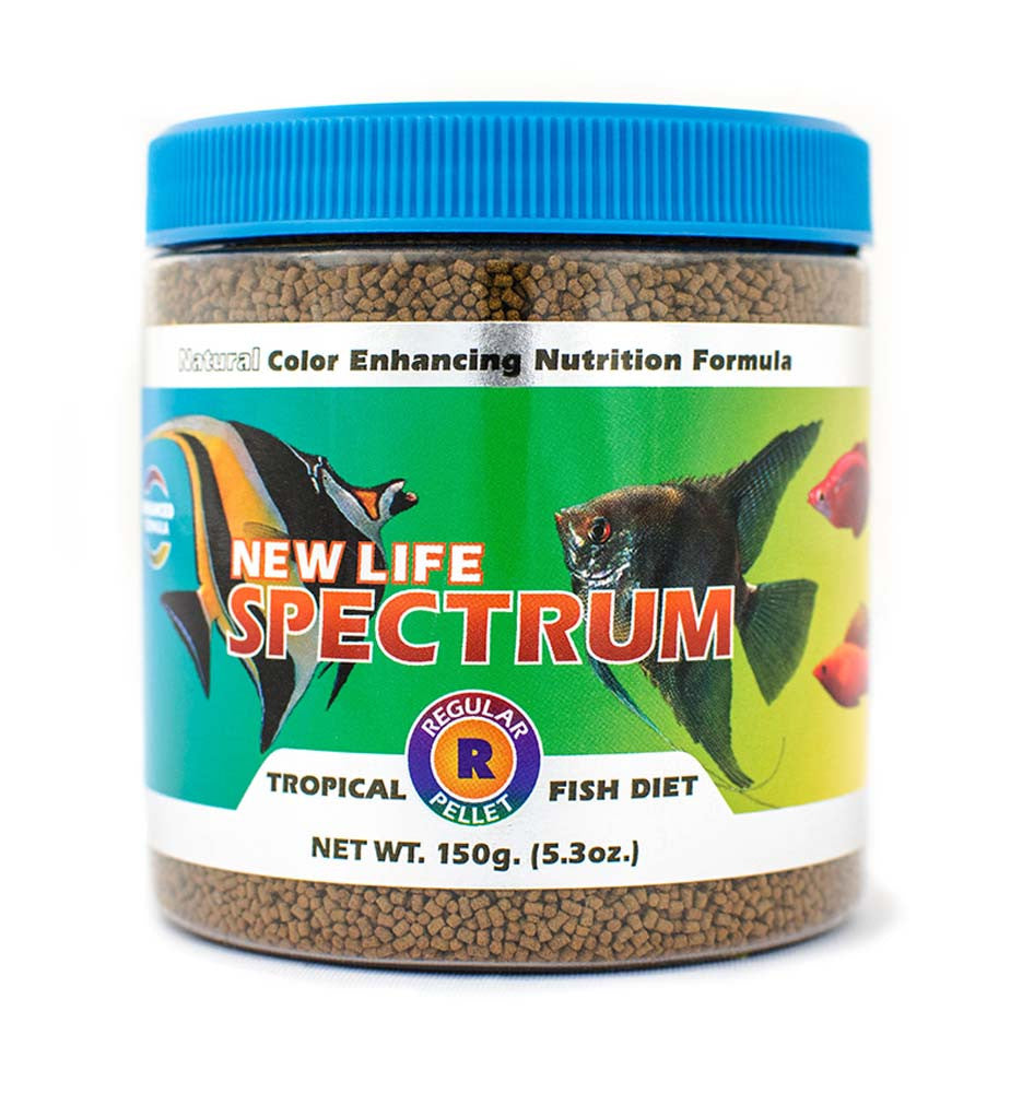 New Life Spectrum Tropical Sinking Pellets Fish Food 5.3oz Regular