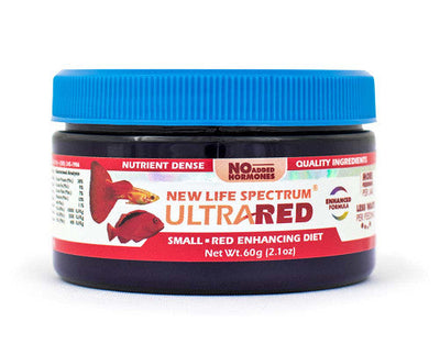 New Life Spectrum UltraRED Pellets Fish Food 2.1oz - Aquarium