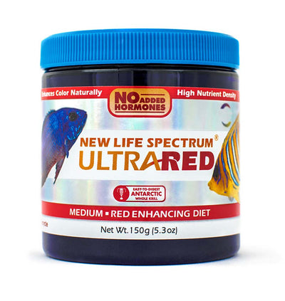 New Life Spectrum UltraRED Pellets Fish Food 5.3oz MD