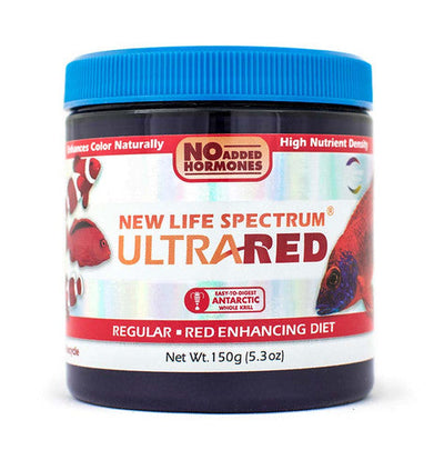 New Life Spectrum UltraRED Pellets Fish Food 5.3oz Regular - Aquarium