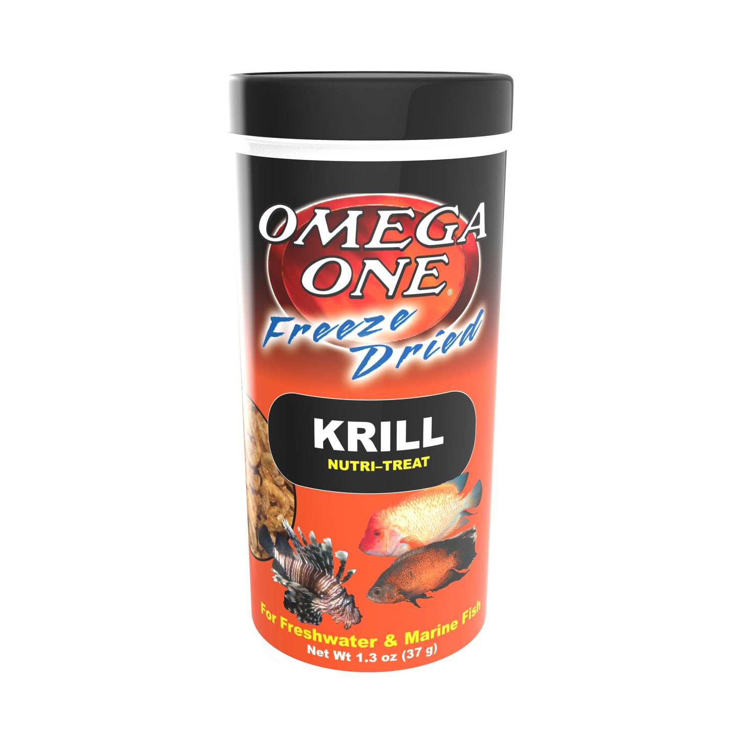 Omega One Freeze Dried Krill Fish Food 1.3 oz 698220004412