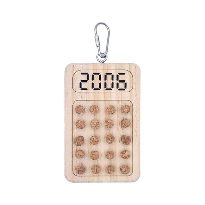 A & E Cages Happy Beaks Wood and Cork Calculator Bird Toy 644472992106
