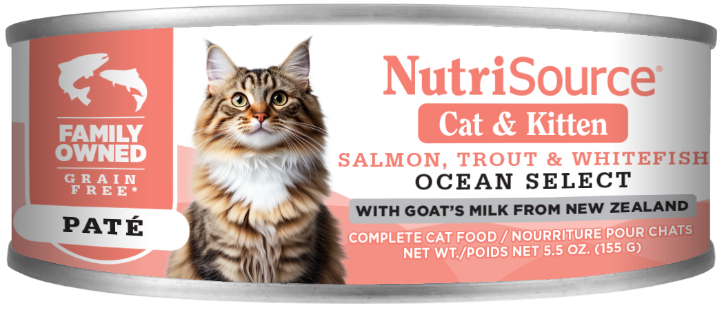 NutriSource Cat & Kitten Canned Cat Food Ocean Select 12ea/5.5 oz 073893922087